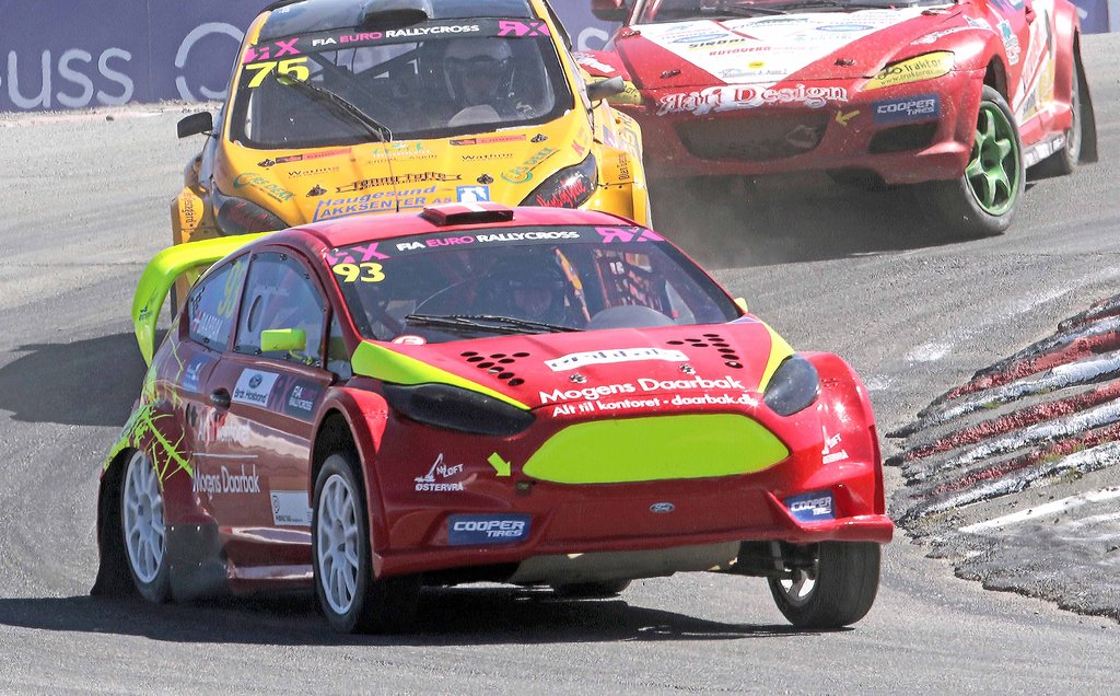 MNJ’eren ser frem til en herrefight på hjemmebane ved RallyX Nordic på Nysum Banen
(Foto: Johnny Loix)